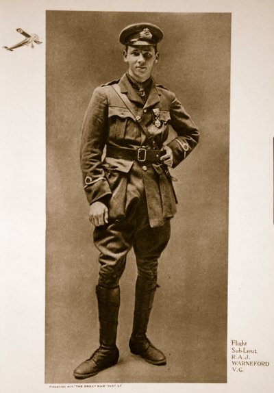 Sottotenente di volo R.A.J. Warneford V.C., 1914-19 da English Photographer